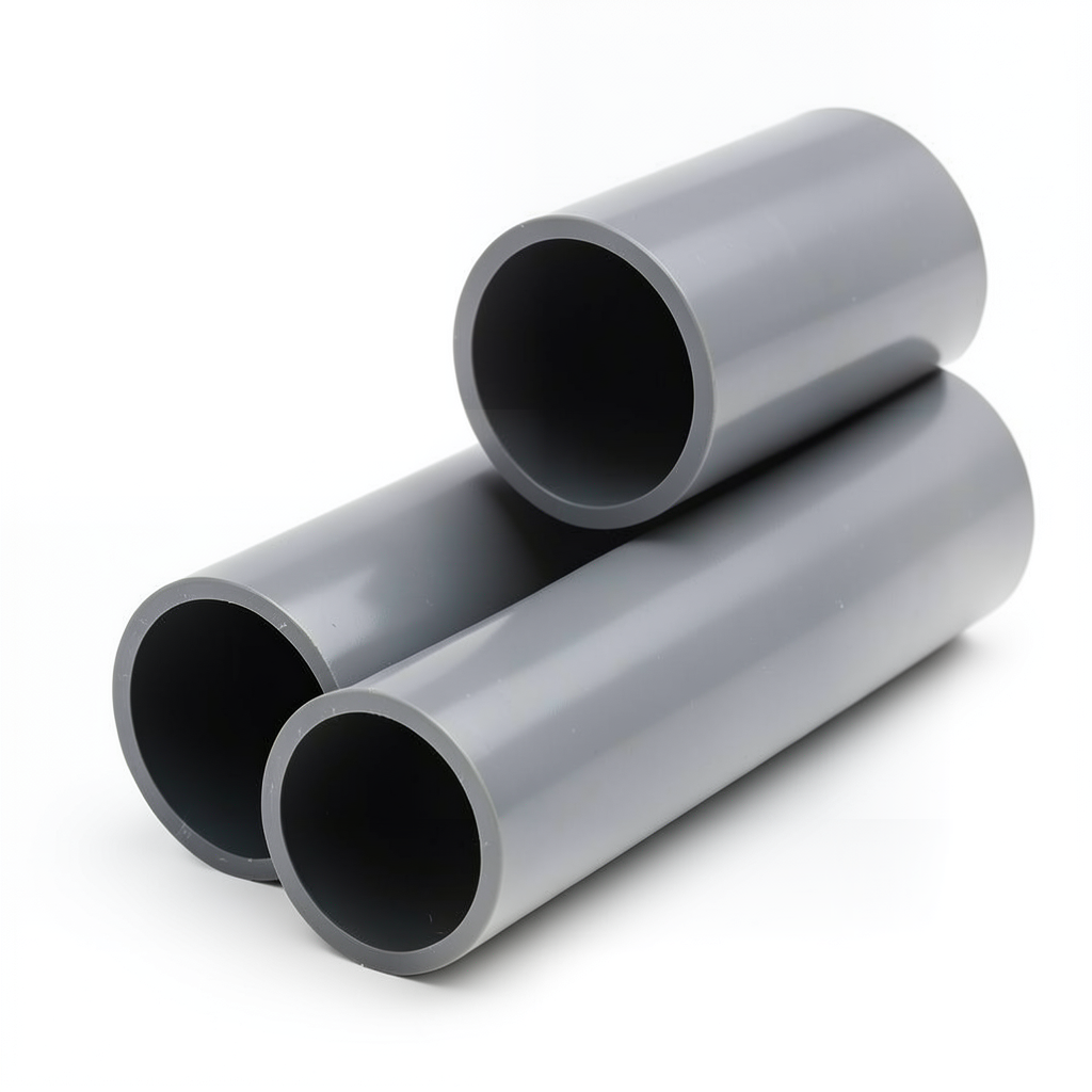 UPVC Pipe Aqtar Najd Class 2 Outside Diameter 140 mm Thickness 2.8 mm Gray