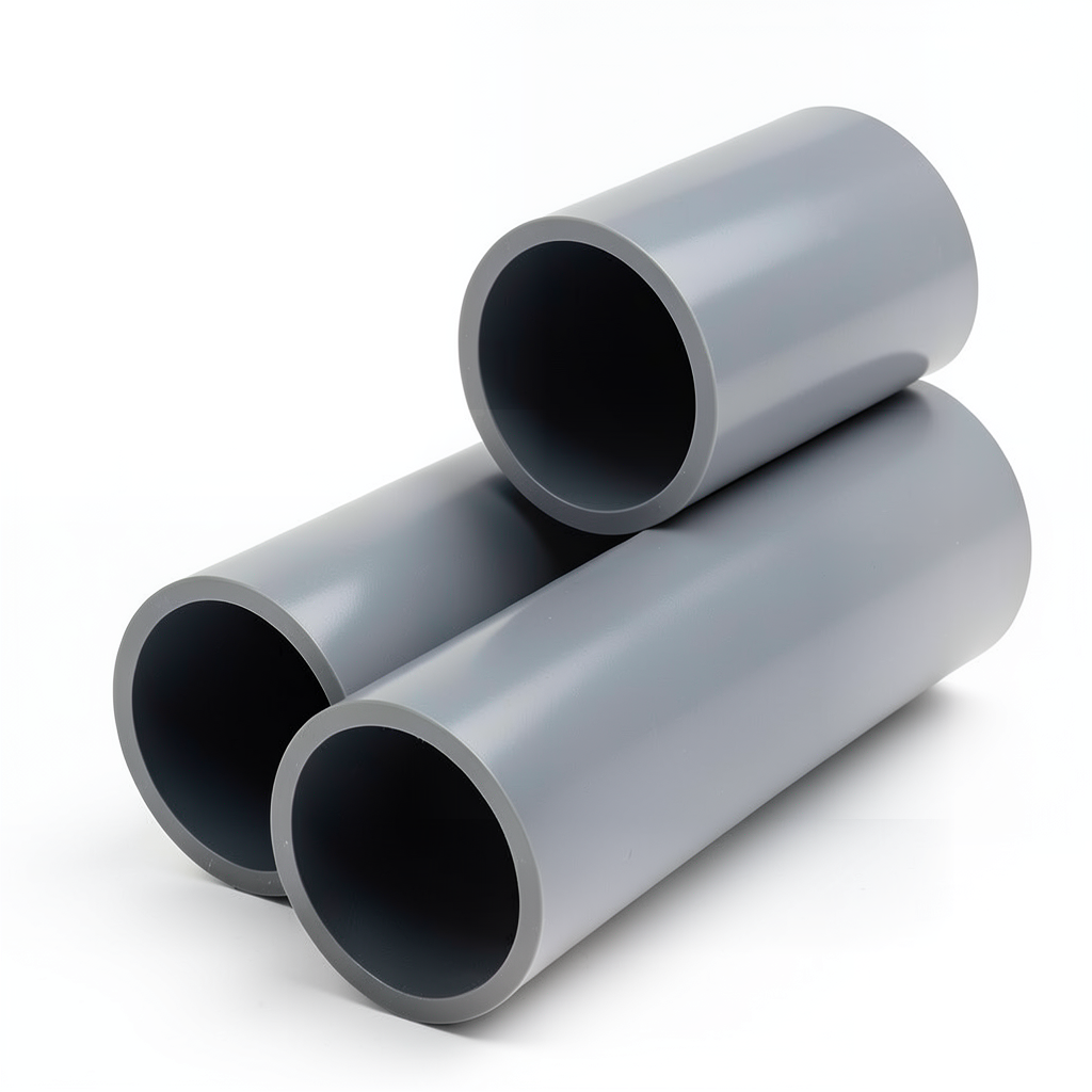 UPVC Pipe Aqtar Najd Class 2 Outside Diameter 160 mm Thickness 3.2 mm Gray
