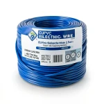 لفة سلك نحاس شعر CU/PVC مساحة مقطع 2.5mm2، 450/750 فولت، أزرق | شركة كابلات جدة