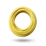 سلك نحاس مصمت مقاوم للحراره احادى النواة معزول PVC 90º الفنار 1 مم² 300/500 فولت 300 قدم اصفر | شركة الفنار
