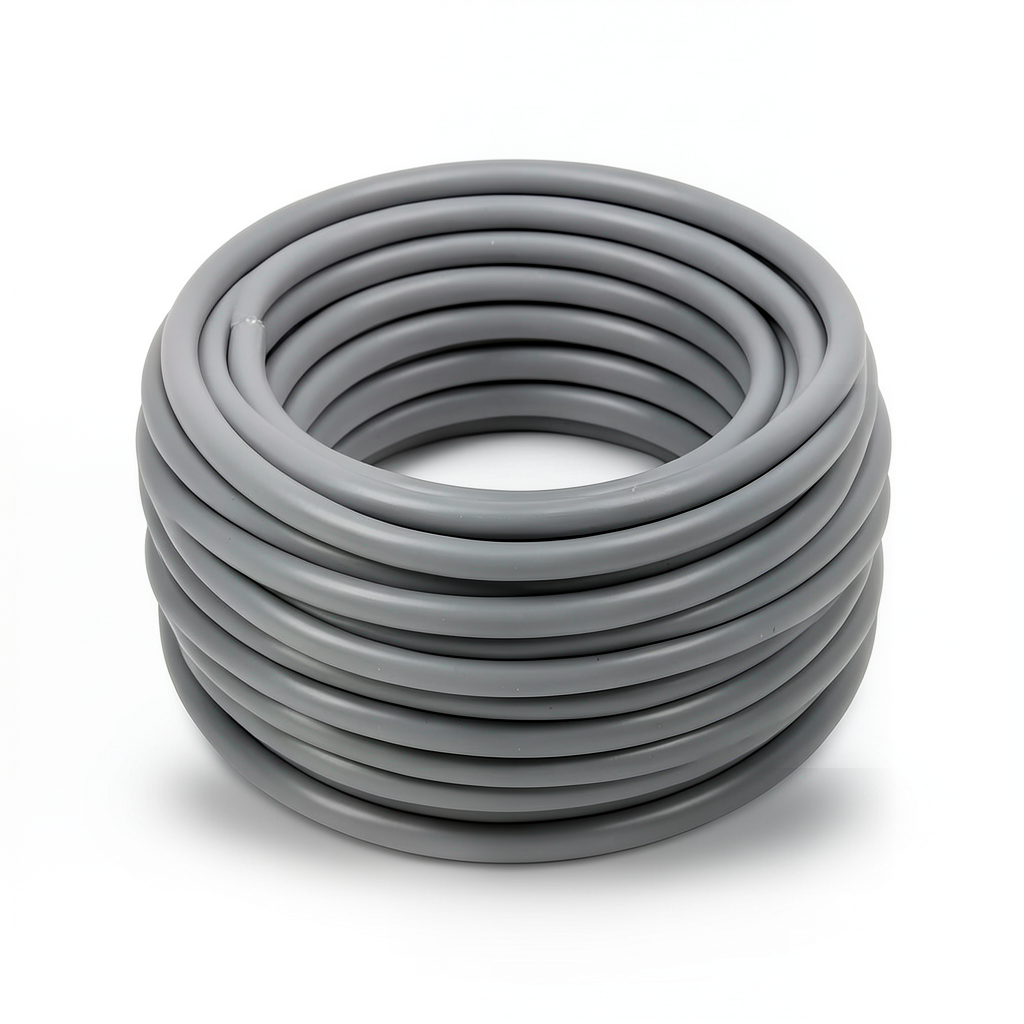 Flexible Copper Electrical Wire 120mm2, 450/750V, 300ft Coil, PVC Insulation, Gray