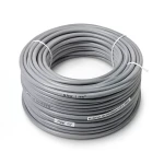 سلك نحاس مصمت احادى النواة معزول PVC 70º مقاس 1 مم² 300/500 فولت طول 300 قدم رمادي | شركة الفنار