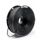 سلك نحاس مصمت احادى النواة PVC عزل 70º مقاس 1.5 مم² 450/750 فولت طول 300 قدم لون اسود | شركة الفنار