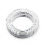 سلك نحاس مصمت احادى النواة معزول PVC 70º مقاس 1.5 مم² 450/750 فولت 300 قدم أبيض | شركة الفنار