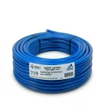لفة سلك نحاس شعر CU/PVC مقاس 16mm2، 450/750 فولت، أزرق | شركة كابلات جدة