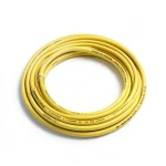 سلك نحاس مصمت مقاوم للحراره احادى النواة معزول PVC 90º الفنار 1 مم² 300/500 فولت 300 قدم اصفر | شركة الفنار