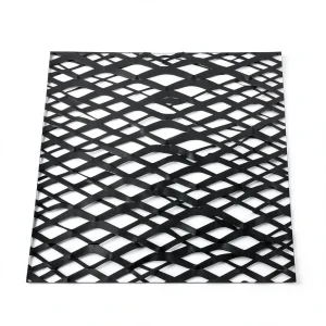 Hot Rolled Black Steel Expanded Metal Mesh Thickness 2.3 mm Width 2.44 m Length 1 m