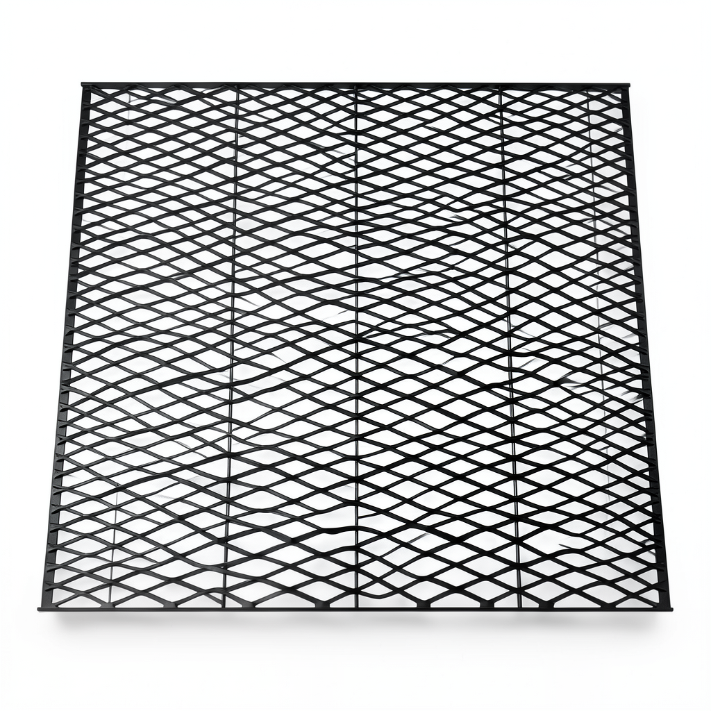 Hot Rolled Black Steel Expanded Metal Mesh 2.3 mm Thickness 3 m Length 2.44 m Width