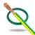 سلك تأريض نحاس شعر CU/PVC مقاس 1.5mm 450/750 فولت أخضر/أصفر - Image 1