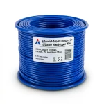 لفة سلك مفرد 6 AWG نحاس مجدول معزول PVC (+105°C) أزرق، 1000 فولت، طول 500 قدم | شركة كابلات الشرقية للصناعة