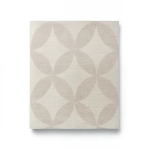 Italian Geometric Wallpaper 10m x 0.73m Beige, Model 45146