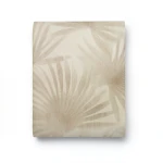 Italian Wallpaper Leaf-Patterned Design 10mx1.06m Beige Color
