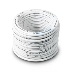 سلك نحاس مصمت احادى النواة معزول PVC 70º مقاس 1.5 مم² 450/750 فولت 300 قدم أبيض | شركة الفنار