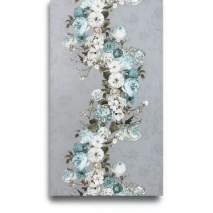 Dutch Floral Wallpaper 10m x 0.53m Gray, Model 17790