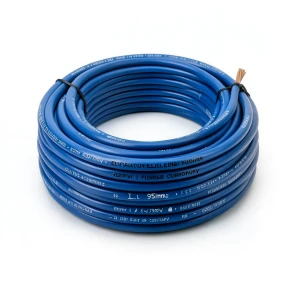 CU/PVC Flexible Electrical Wire 95mm2, 450/750V, Blue | Jeddah Cables Company