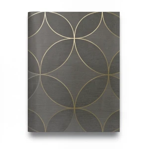 Geometric Wallpaper Dark Beige 10m x 0.73m, Model 45148