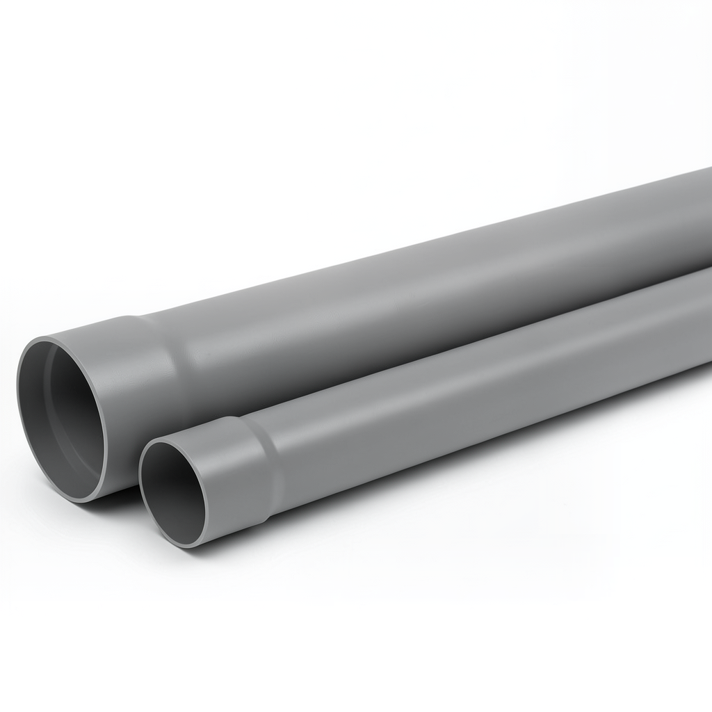 مواسير بلاستيك UPVC مقاس 3 إنش ضغط 160 psi سمك 3.94 ملم لون رمادي