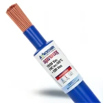 10 AWG 1C Stranded Copper Wire, 1000 Vac, PVC Insulation (+105°C) Blue, 2500ft Length | Asharqiyah Cables Company for Industry