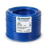 سلك مفرد 1 AWG نحاس مجدول، 1000 فولت، عازل PVC +105°C، أزرق، طول 500 قدم | شركة كابلات الشرقية للصناعة