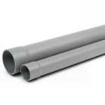 مواسير UPVC ضغط 200 psi مقاس 1/4 1 إنش سمك 2.52 مم لون رمادي