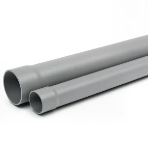 مواسير UPVC ضغط 200 psi مقاس 1/4 1 إنش سمك 2.52 مم لون رمادي