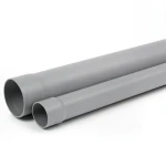 مواسير بلاستيك UPVC ضغط 200 psi مقاس 1/2 1 إنش سمك 2.80 مم لون رمادي