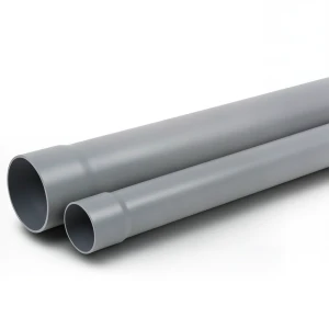 UPVC Pipe PN 200 psi Size 2 inch Thickness 3.38 mm Gray Color