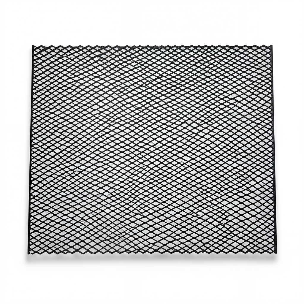 Hot Rolled Black Steel Expanded Metal Mesh Thickness 1.8 mm Width 2.44 m Length 3 m