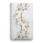 Dutch Floral Wall Covering 10m x 0.53m Light Gray, Model 17791