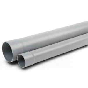 UPVC Plastic Pipe PN 200 psi Size 6 inch Thickness 9 mm Grey Color