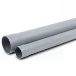 مواسير UPVC ضغط 200 psi مقاس 8 إنش سماكة 11.66 مم لون رمادي