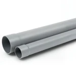 مواسير بلاستيك UPVC ضغط 250 psi مقاس 1 إنش سمك 2.46 مم لون رمادي