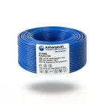 لفة سلك كهرباء مفرد 3/0 AWG نحاس مجدول معزول PVC +105°C أزرق، 1000 فولت، طول 500 قدم | شركة كابلات الشرقية للصناعة