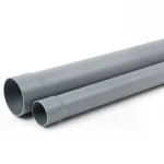 أنابيب بلاستيك UPVC ضغط 250 psi مقاس 1 1/2 إنش سمك 3.35 مم لون رمادي