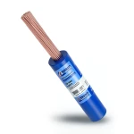 لفة سلك كهرباء مفرد 1/0 AWG نحاس مجدول 1000 فولت معزول PVC +105°C أزرق طول 500 قدم | شركة كابلات الشرقية للصناعة