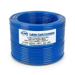 سلك مفرد 2/0 AWG نحاس مجدول 1000 فولت عزل PVC +105°C أزرق، طول 500 قدم | شركة كابلات الشرقية للصناعة