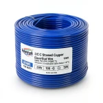 3/0 AWG 1C Stranded Copper Electrical Wire, 1000V, PVC Insulation (+105°C) Blue, 500ft | Asharqiyah Cables Company for Industry