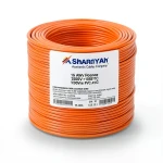 لفة سلك مفرد 16 AWG نحاس مجدول 1000 فولت عزل PVC +105°C برتقالي، طول 2500 قدم | شركة كابلات الشرقية للصناعة