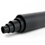 HDPE Plastic Pipe Pressure 3.2 Bar PE 100 Size 500 mm SDR 41 Black