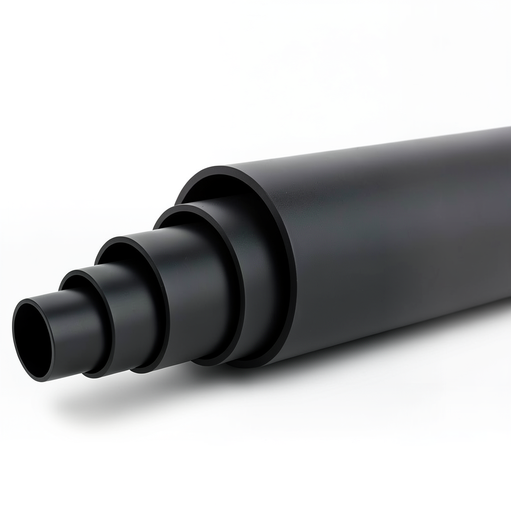 مواسير بلاستيك HDPE ضغط 3.2 بار PE 100 قطر خارجي 500 مم SDR 41 لون أسود