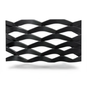 Hot Rolled Black Steel Expanded Metal Mesh Thickness 2 mm Width 2.44 m Length 6 m