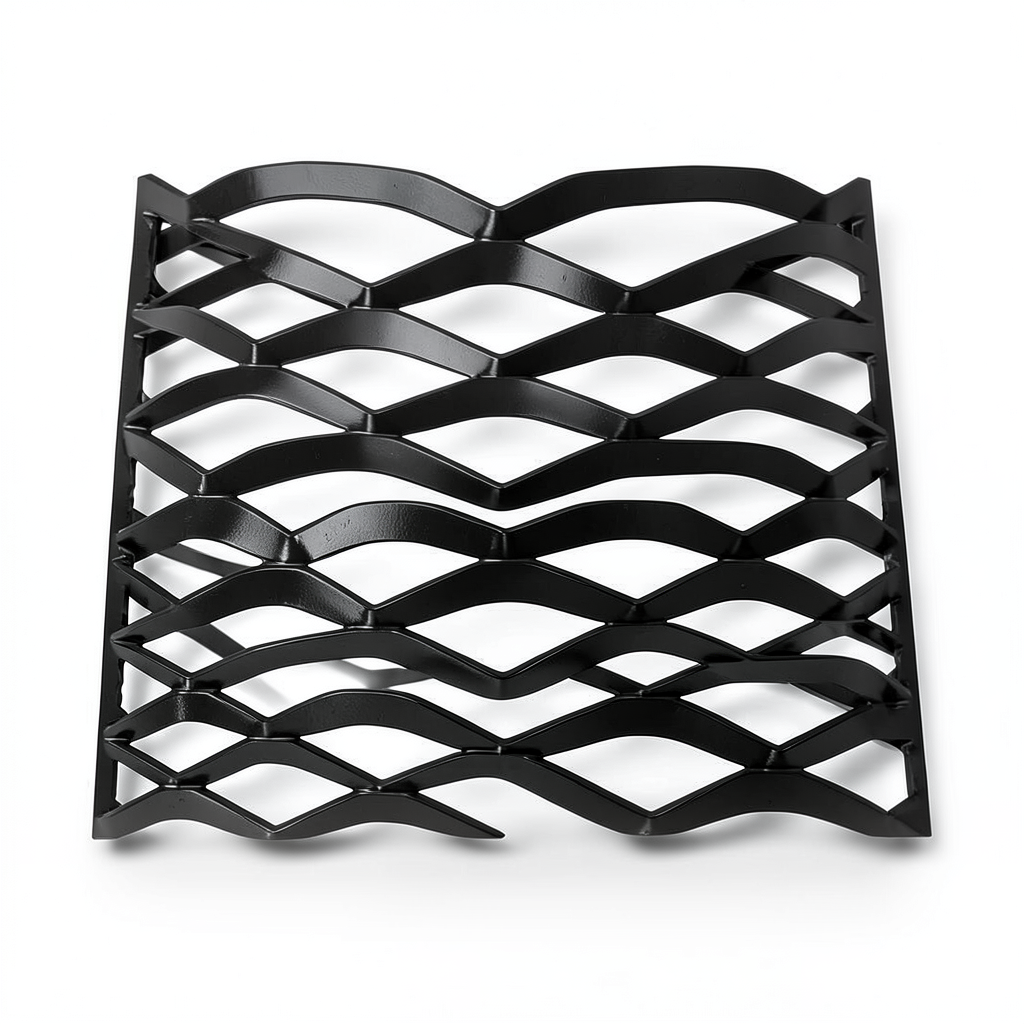 Hot Rolled Black Steel Expanded Metal Mesh 2 mm Thickness 7 m Length 2.44 m Width