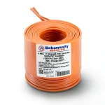 لفة سلك مفرد 6 AWG نحاس مجدول 1000 فولت معزول PVC +105°C برتقالي طول 500 قدم | شركة كابلات الشرقية للصناعة