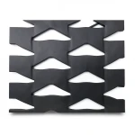 سلك شبك معدني (بقلاوه) حديد مدرفل على الساخن تصميم معماري سمك 3 مم مقاس 1.22×4 متر