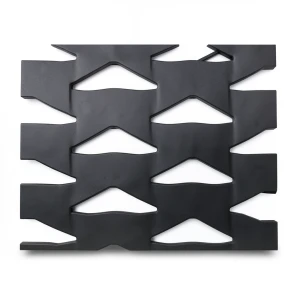 سلك شبك معدني (بقلاوه) حديد مدرفل على الساخن تصميم معماري سمك 3 مم مقاس 1.22×4 متر