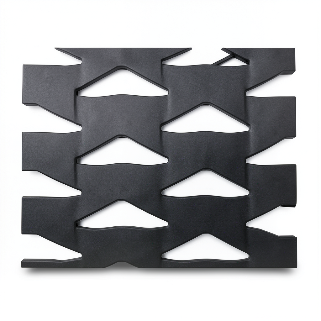 سلك شبك معدني (بقلاوه) حديد مدرفل على الساخن تصميم معماري سمك 3 مم مقاس 1.22×4 متر