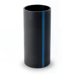 أنابيب بلاستيك HDPE ضغط 20 بار PE 100 مقاس 125 مم سمك 14 مم لون أسود