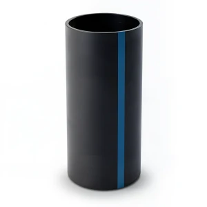 أنابيب بلاستيك HDPE ضغط 20 بار PE 100 مقاس 125 مم سمك 14 مم لون أسود