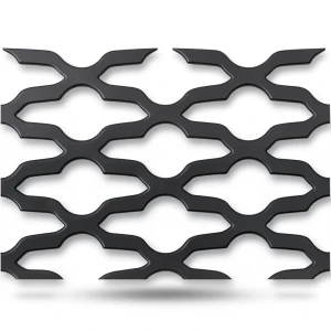 Hot Rolled Expanded Metal Mozakhraf Design 1.2 mm Thickness 1.22 M Width 1 M Length