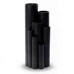 مواسير بلاستيك HDPE ضغط 6 بار PE 80 قطر خارجي 160 mm سماكة 7.3 mm لون اسود شركة المنار